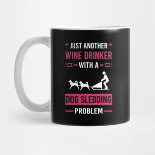 Wine Drinker Dog Sledding Sled Mug